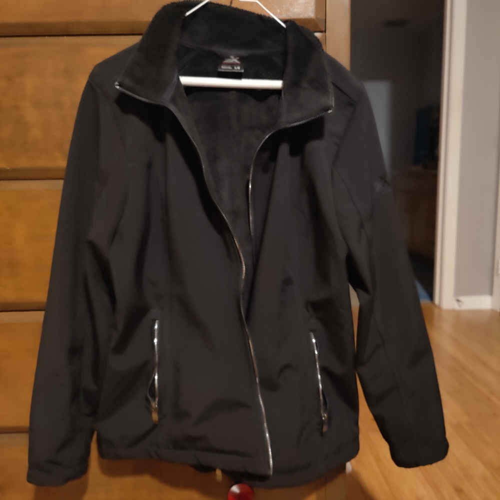 Black lined jacket, like new.